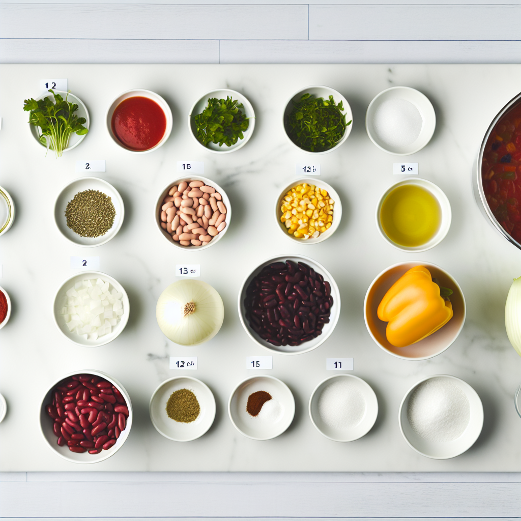 Classic Three-Bean Vegetarian Chili Recipe - Recipe Image