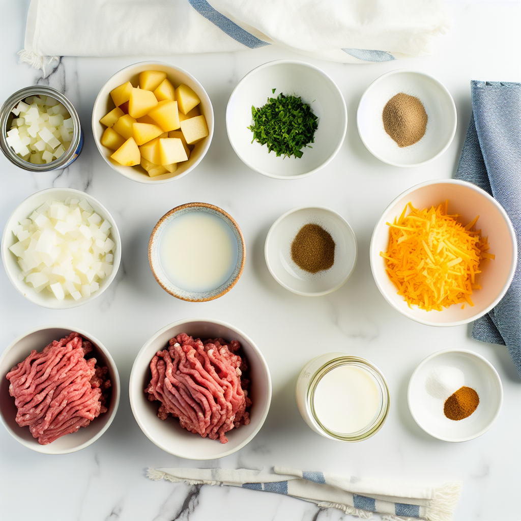 Easy and Hearty Hobo Casserole with Ground Beef and Potatoes Recipe - Recipe Image