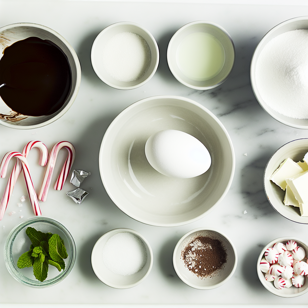 Peppermint Meringues with Chocolate Drizzle Recipe - Recipe Image