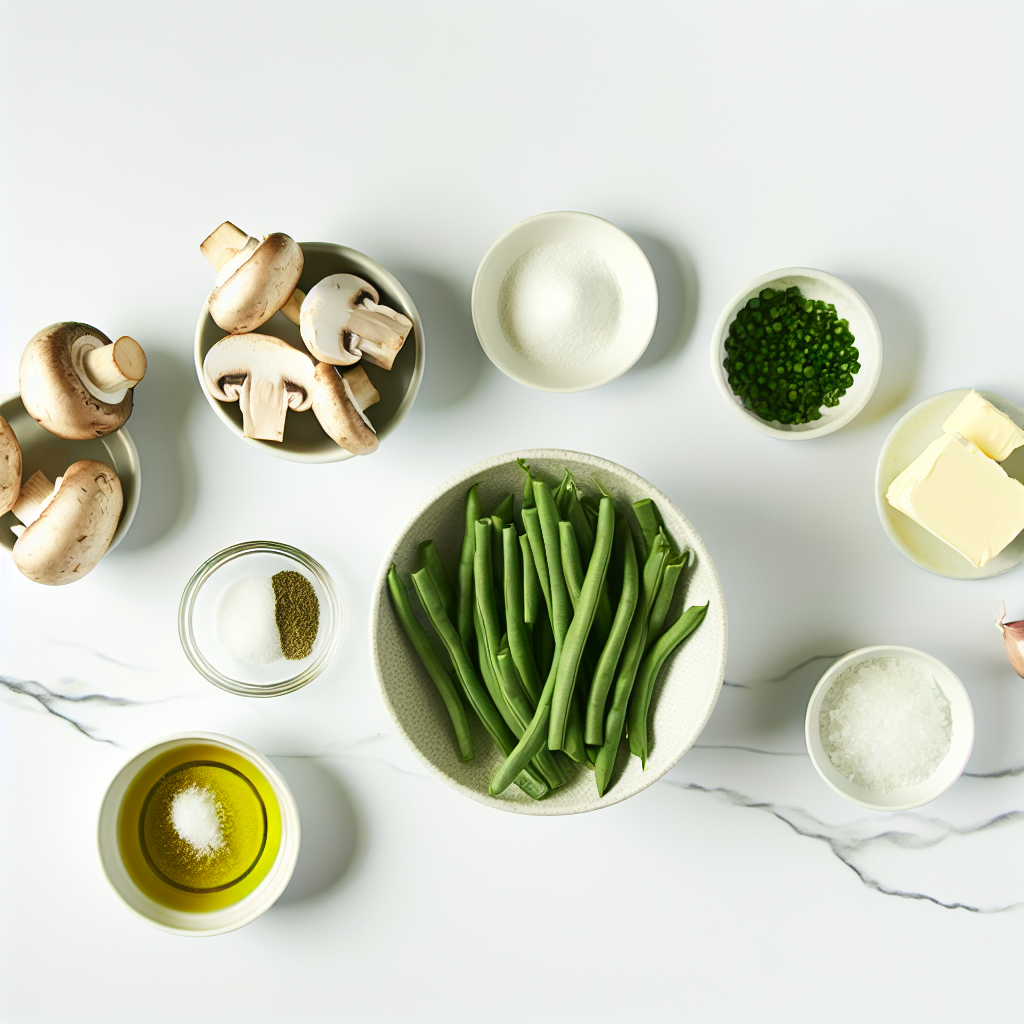 Sautéed Green Beans and Mushrooms Recipe - Recipe Image