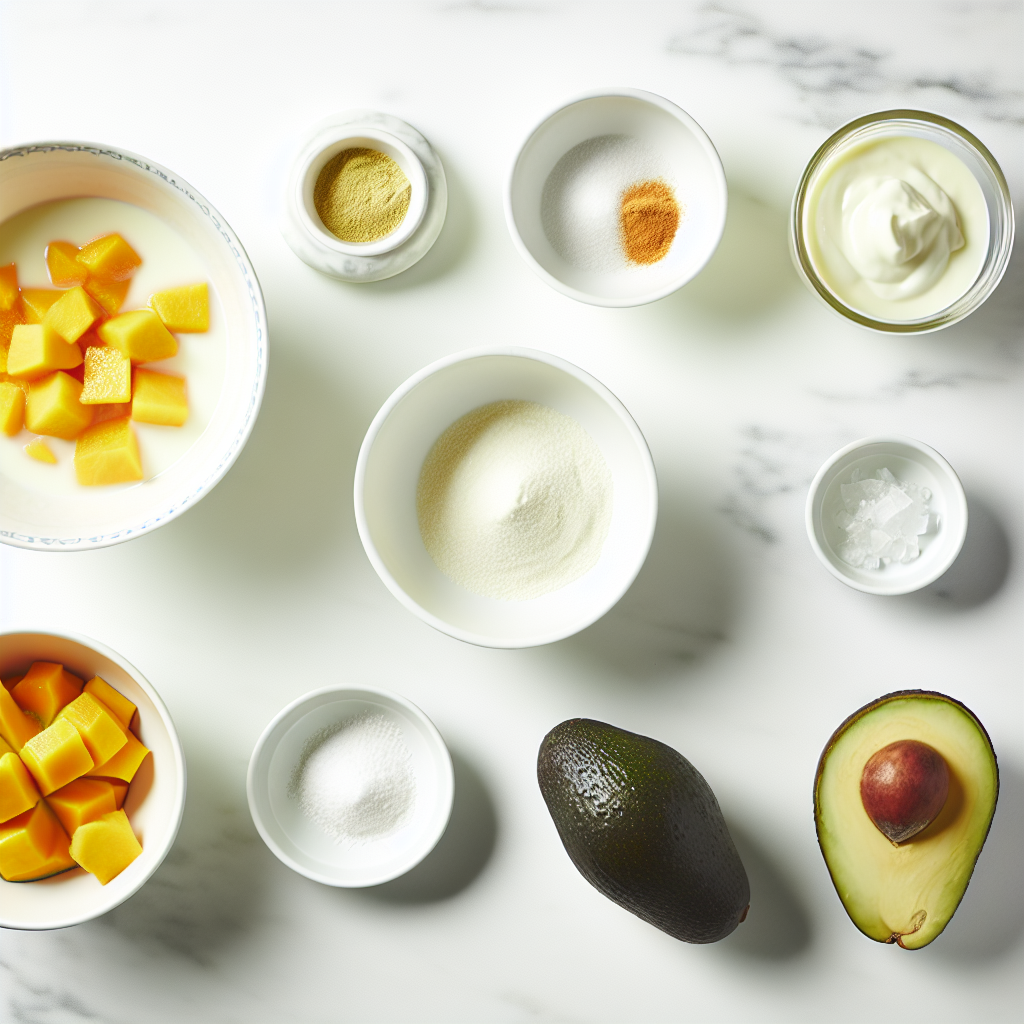 Healthy Mango Orange Smoothie With Yogurt Recipe - Recipe Image