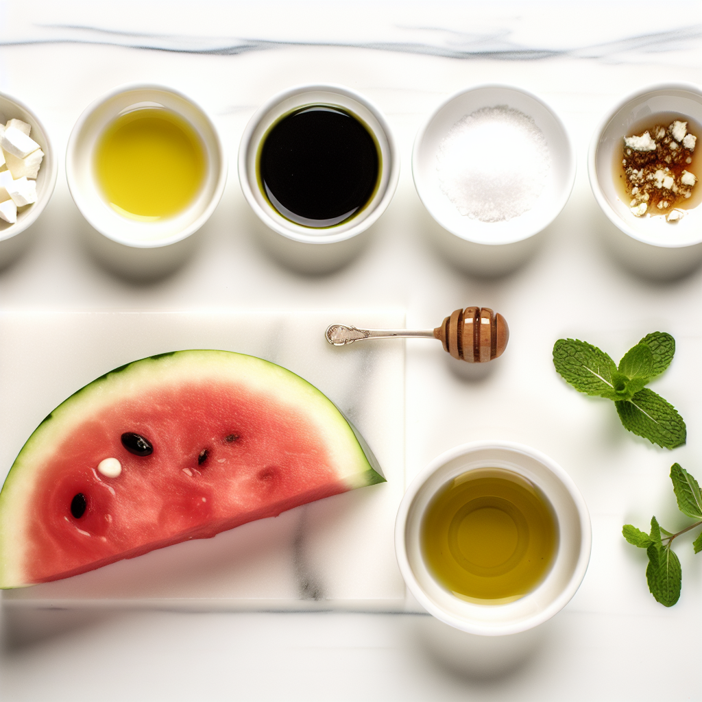 Grilled Watermelon with Balsamic Glaze Recipe - Recipe Image