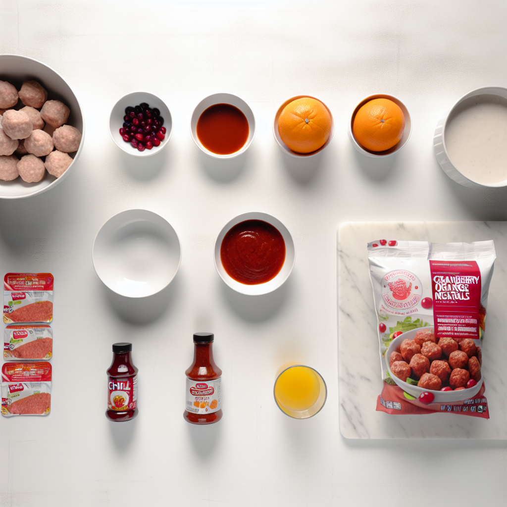 Cranberry Orange Meatballs Recipe - Recipe Image