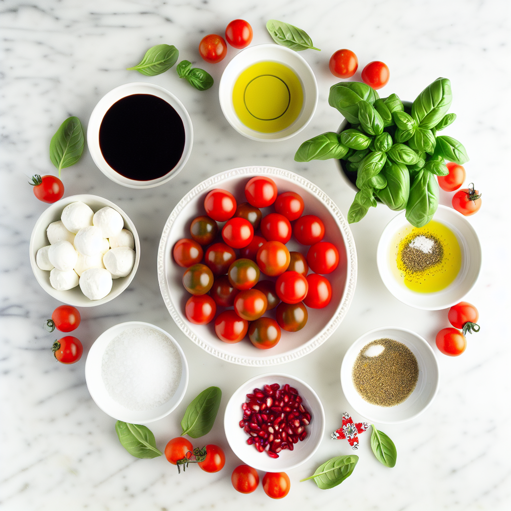 Christmas Caprese Wreath Recipe - Recipe Image