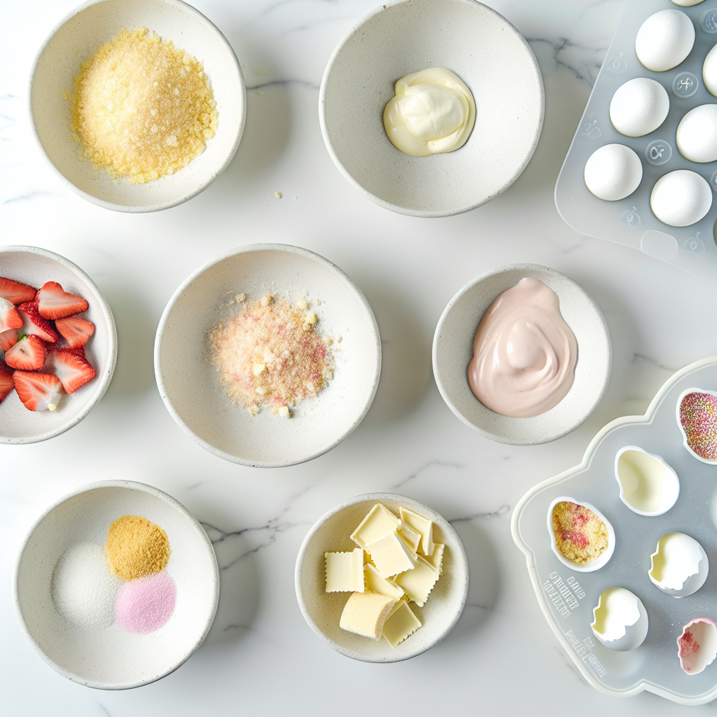 Strawberry Shortcake Easter Egg Bombs: A Festive No-Bake Spring Delight Recipe - Recipe Image