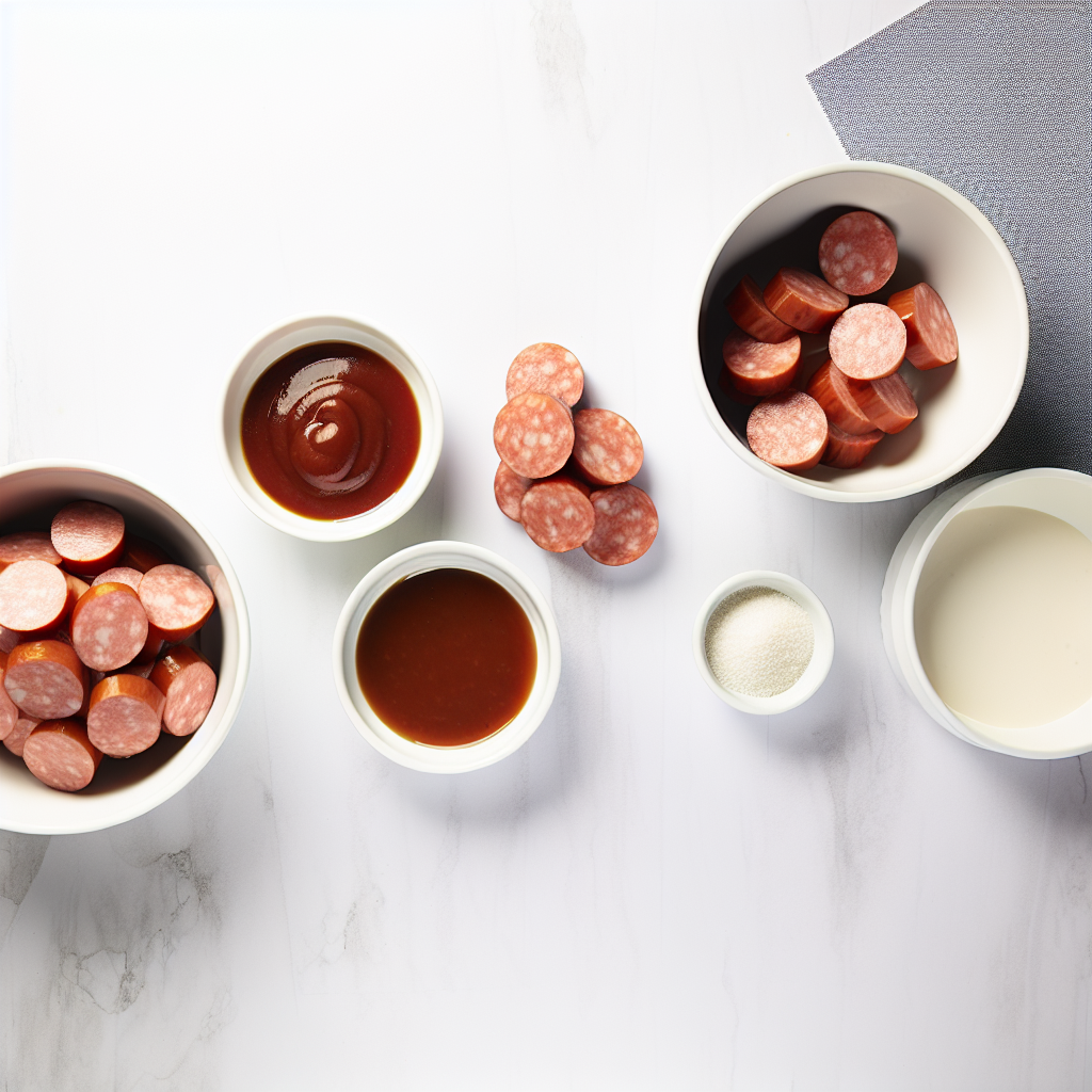 BBQ Sausage Bites Easy Recipe - Recipe Image