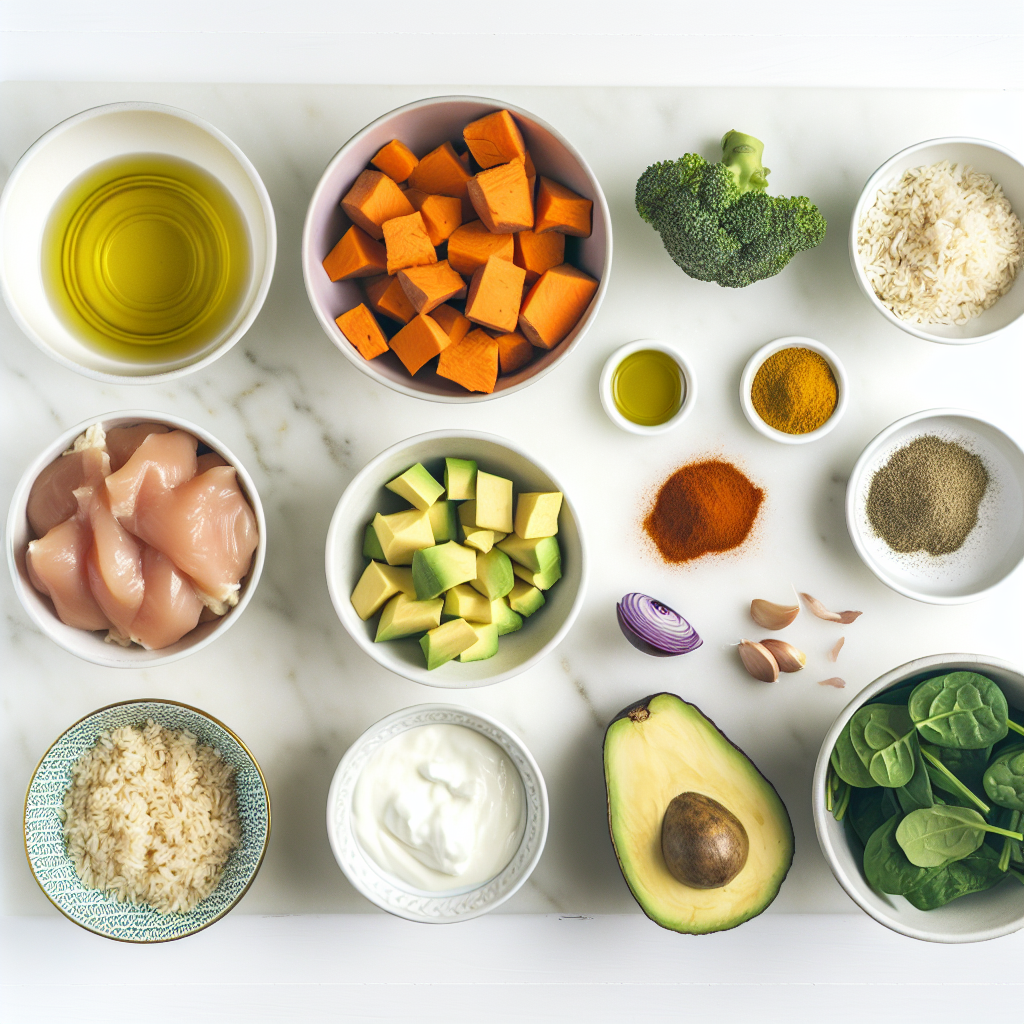 Healthy Chicken and Sweet Potato Rice Bowl – Simple, Tasty & Filling Recipe - Recipe Image