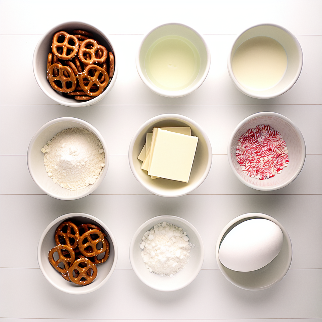 White Chocolate Peppermint Pretzel Crisps Recipe - Recipe Image