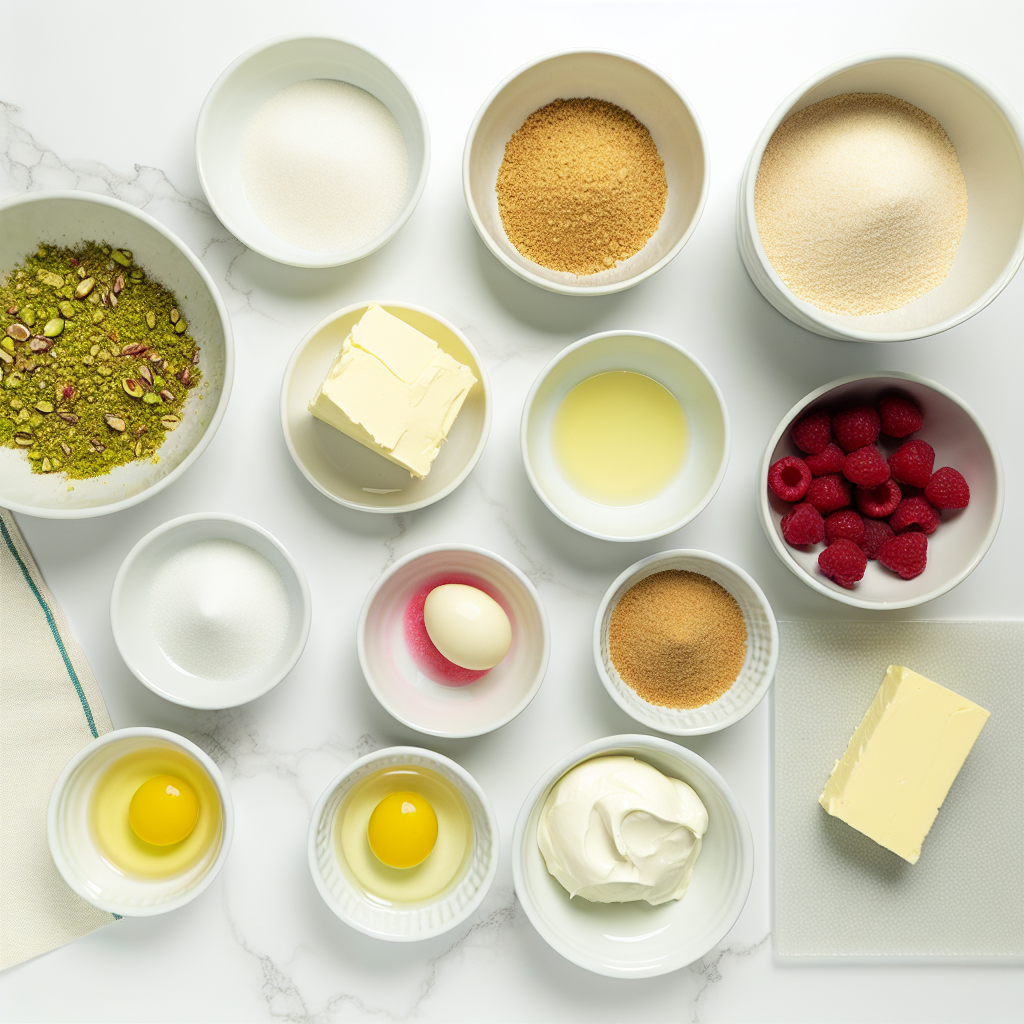 Luscious Pistachio Raspberry Cheesecake Domes Recipe - Recipe Image