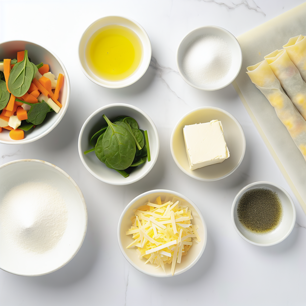 Cheesy Baked Vegetable Rolls Recipe - Recipe Image