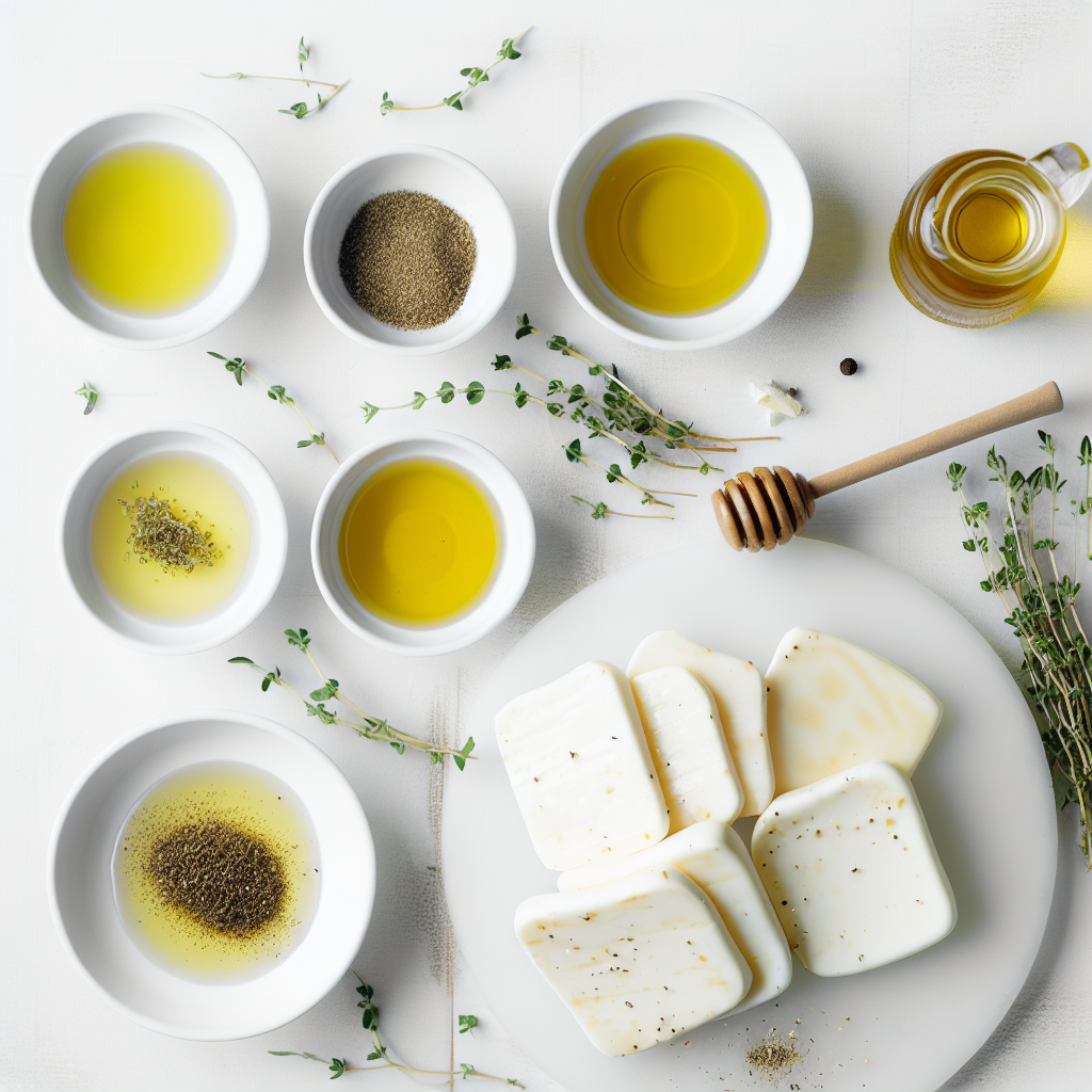 Pan-Fried Halloumi with Honey & Thyme Recipe - Recipe Image