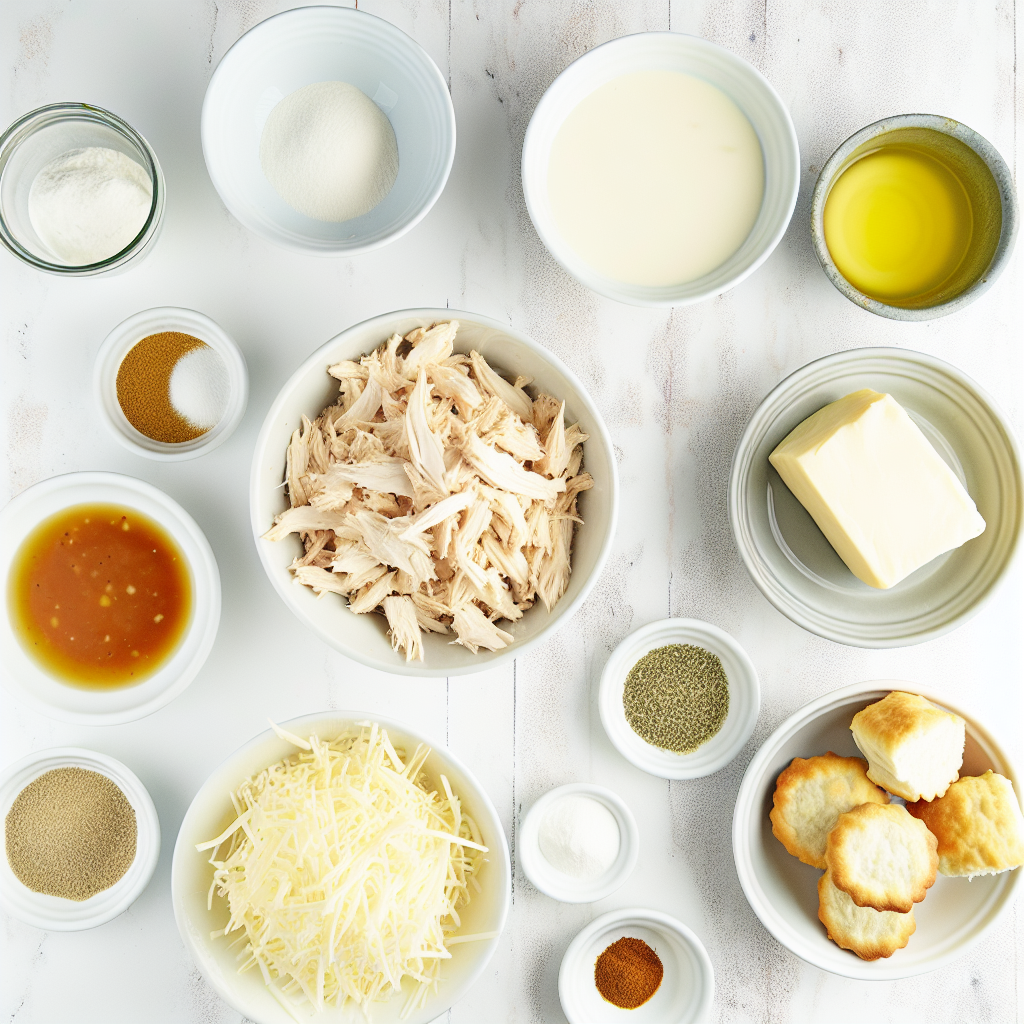 Chicken Alfredo Monkey Bread Recipe - Recipe Image