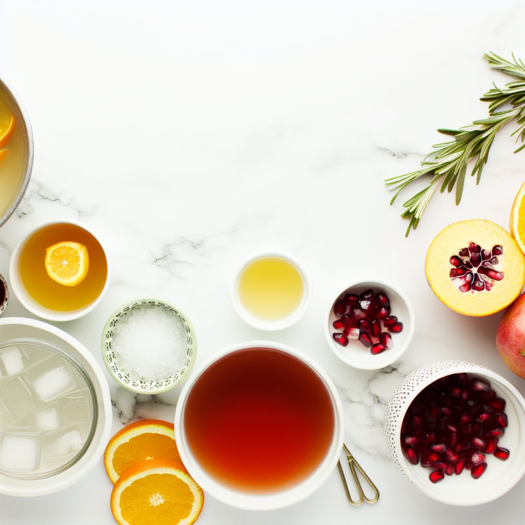 Festive Christmas Punch with Pomegranate, Orange, and Ginger Ale Recipe - Recipe Image