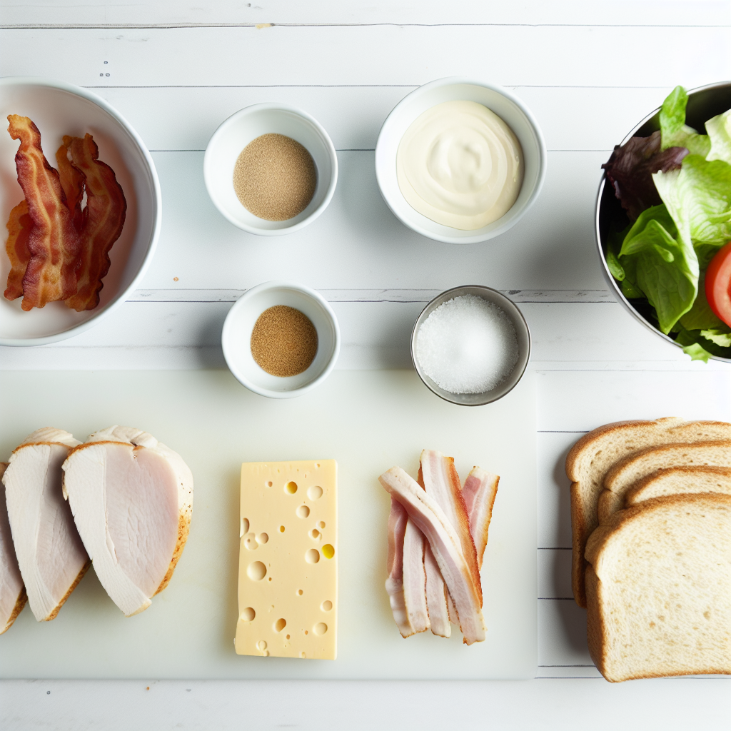 Ultimate Loaded Chicken Club Sandwich Recipe - Recipe Image