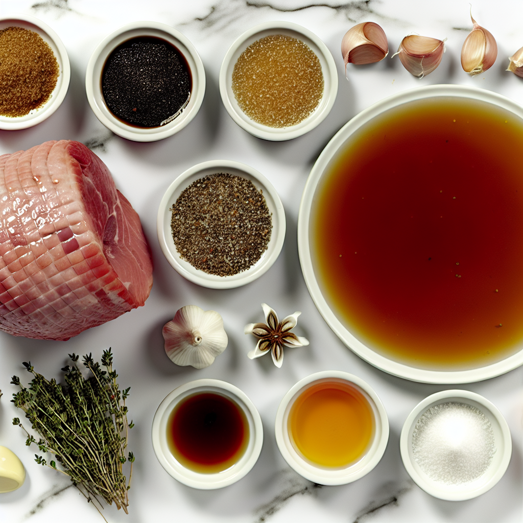 Glazed Ham with Orange Honey Brown Sugar Glaze Recipe - Recipe Image