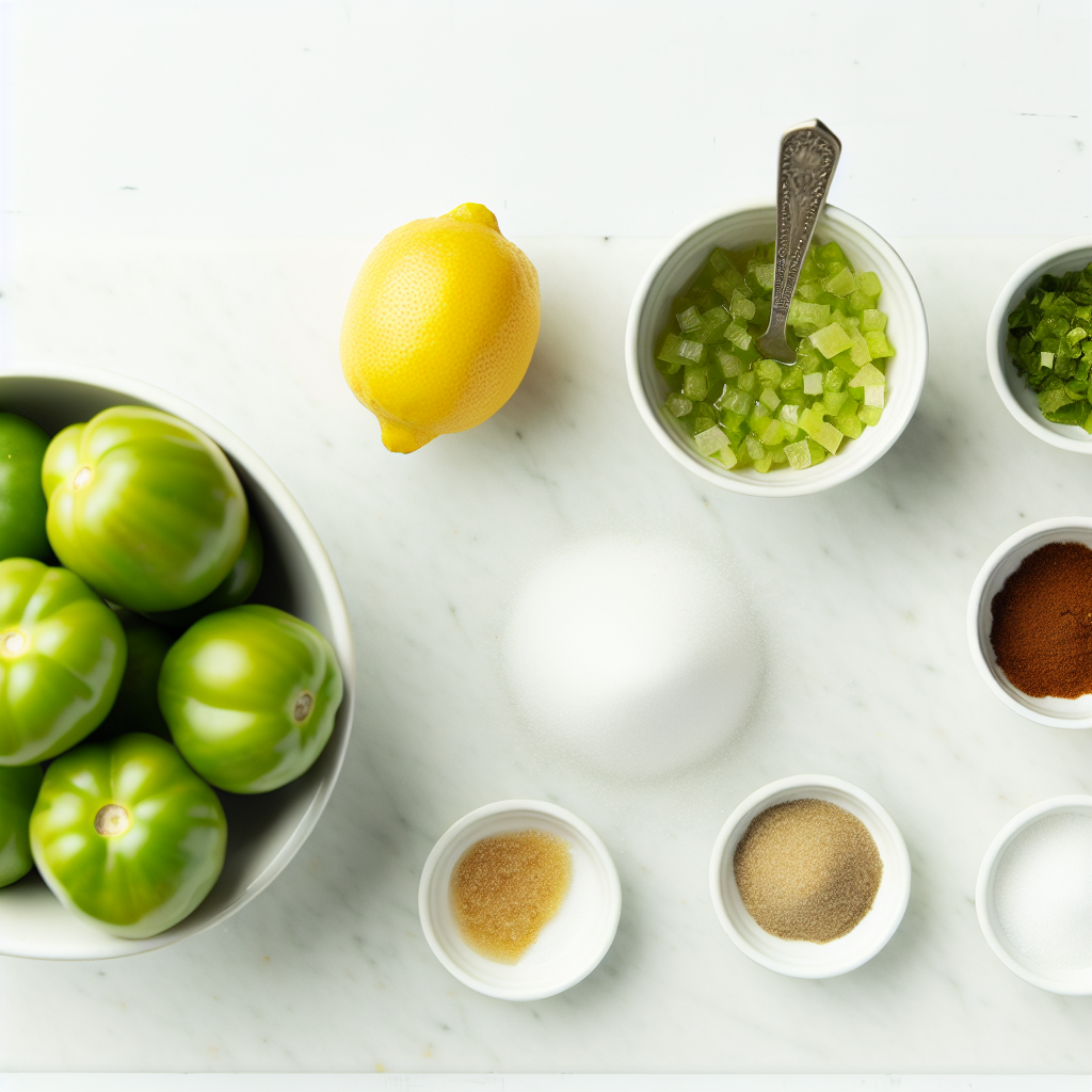 Old-Fashioned Green Tomato Jam Recipe - Recipe Image