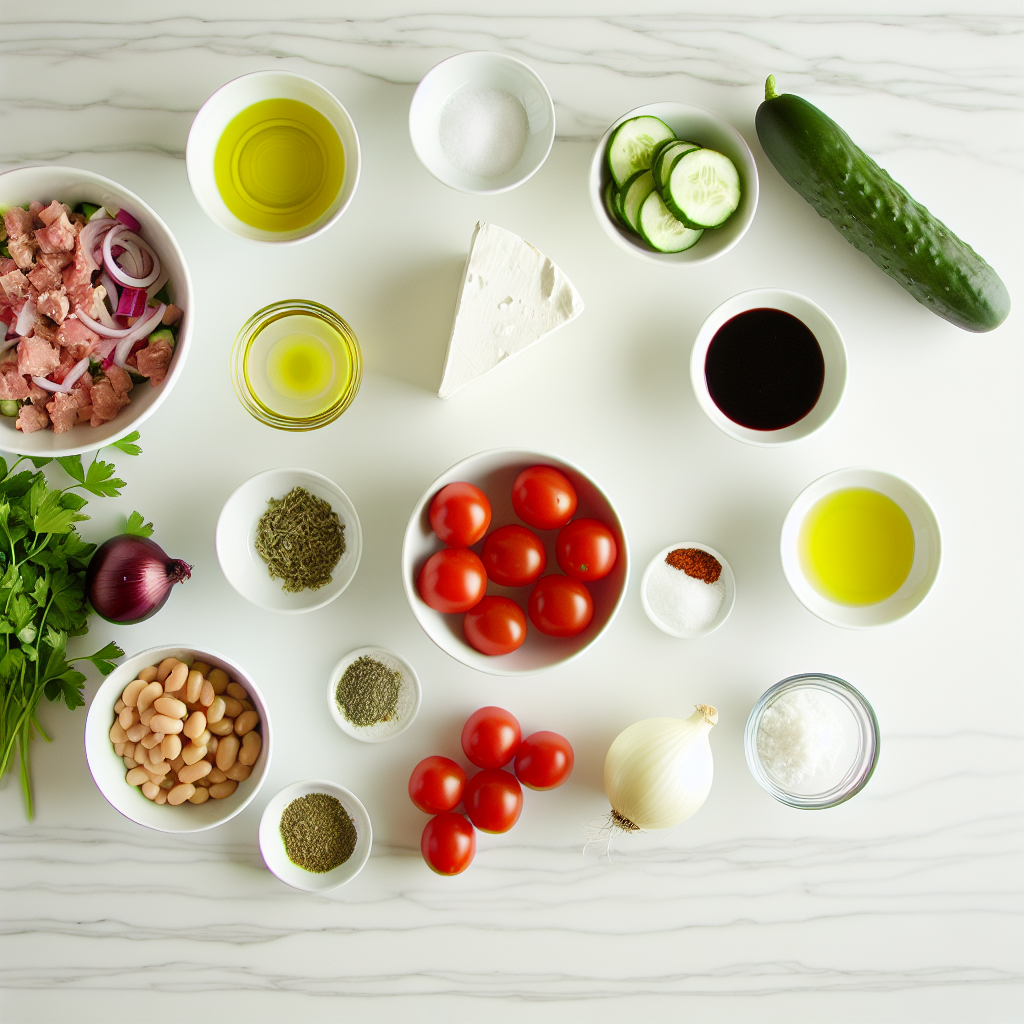 Mouthwatering Mediterranean Tuna Salad Recipe - Recipe Image