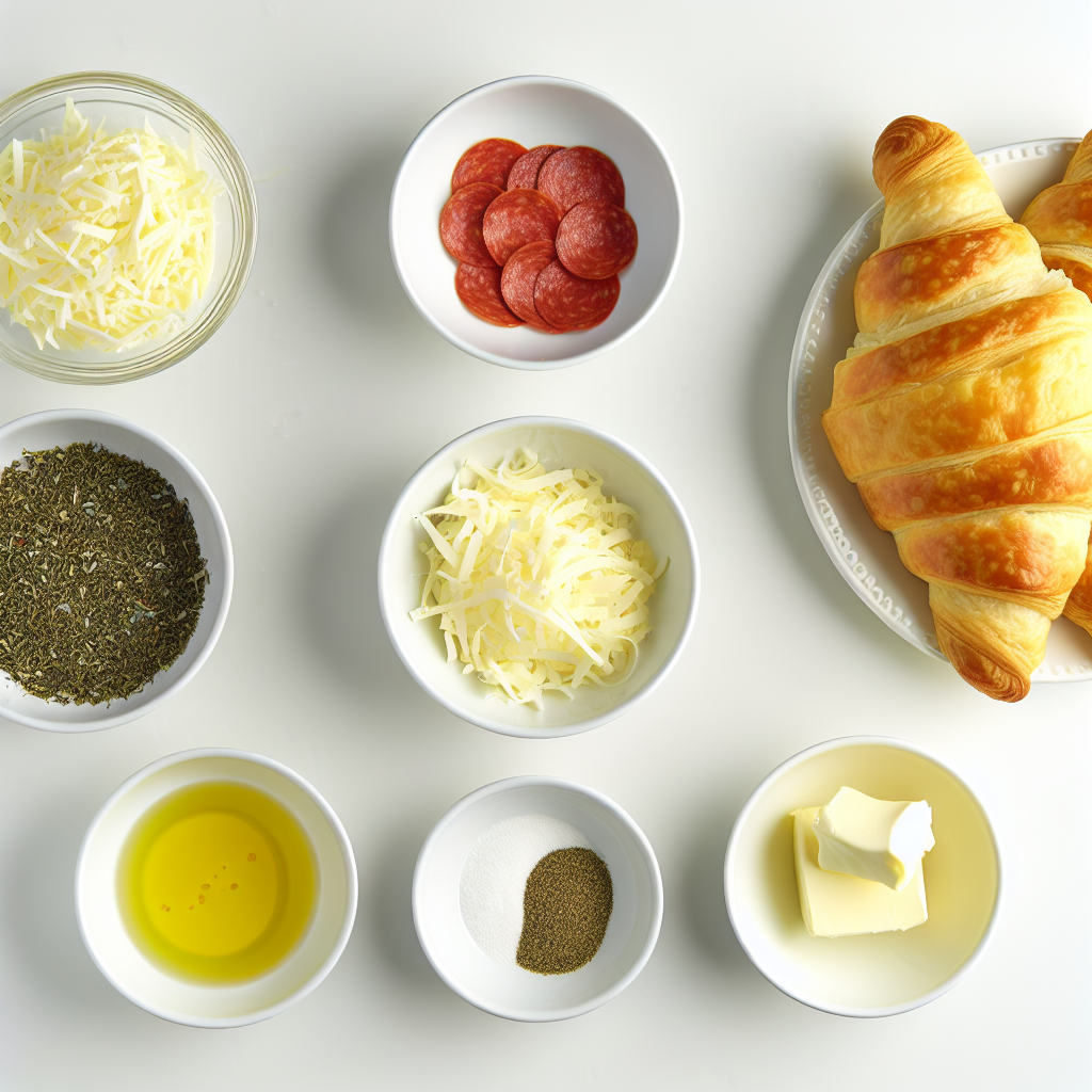 Mozzarella Pepperoni Croissant Rolls Recipe - Recipe Image
