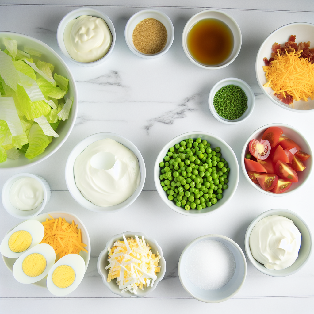 7 Layer Salad Recipe - Recipe Image