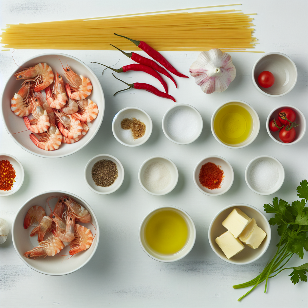 Chilli Garlic Prawn Pasta Recipe - Recipe Image