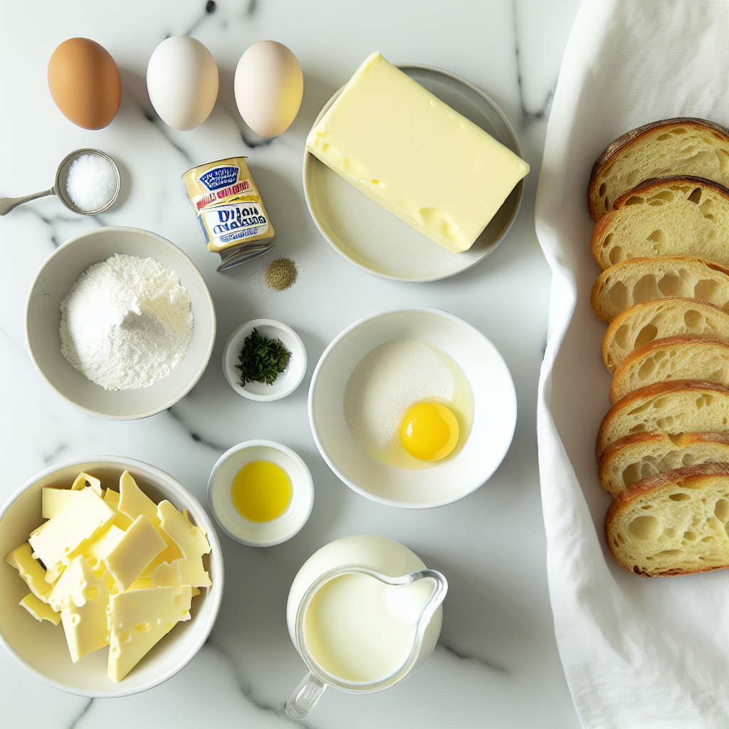 Cluck Madame with Bechamel and Sunny Side Up Eggs Recipe - Recipe Image