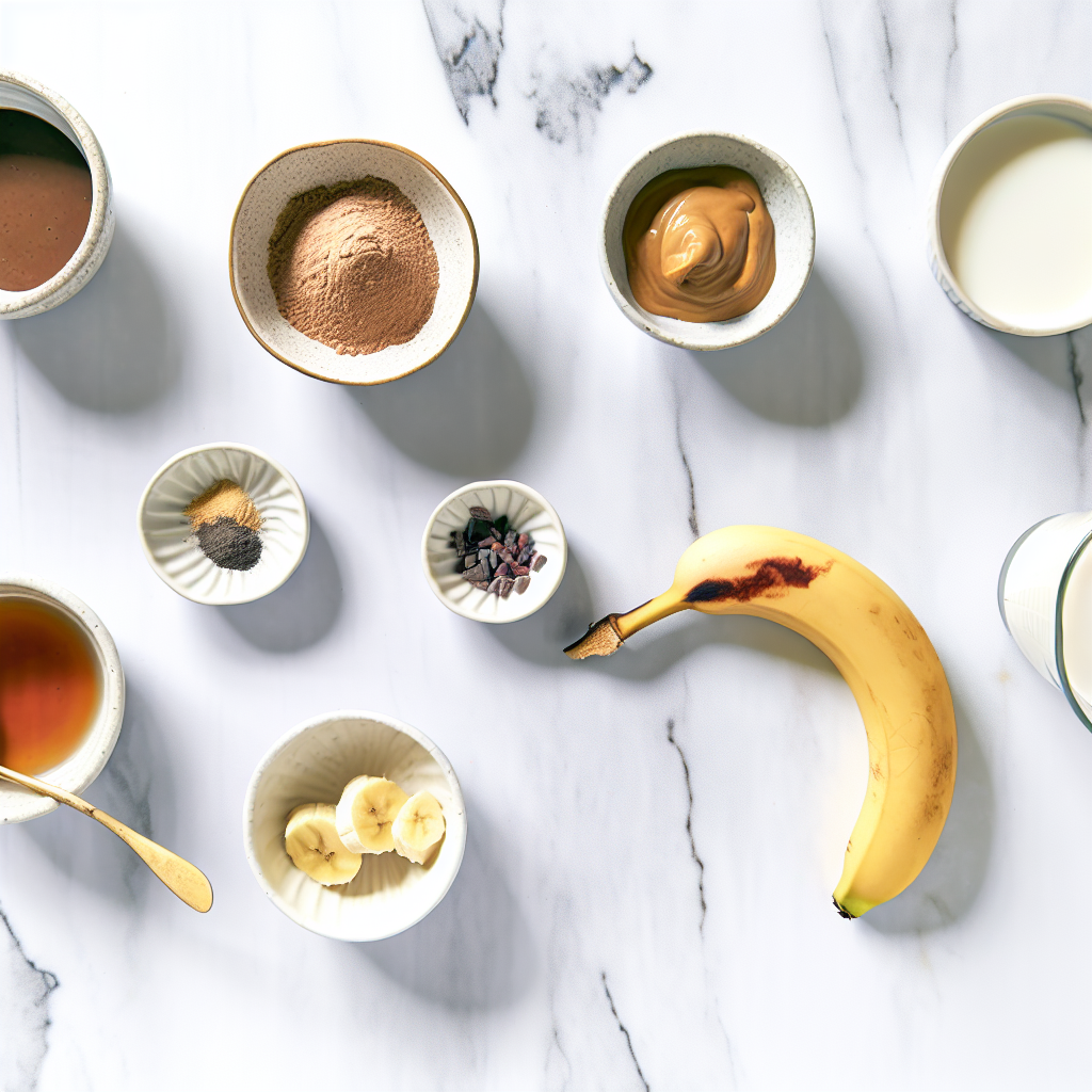 Healthy Chocolate Peanut Butter Smoothie Recipe - Recipe Image