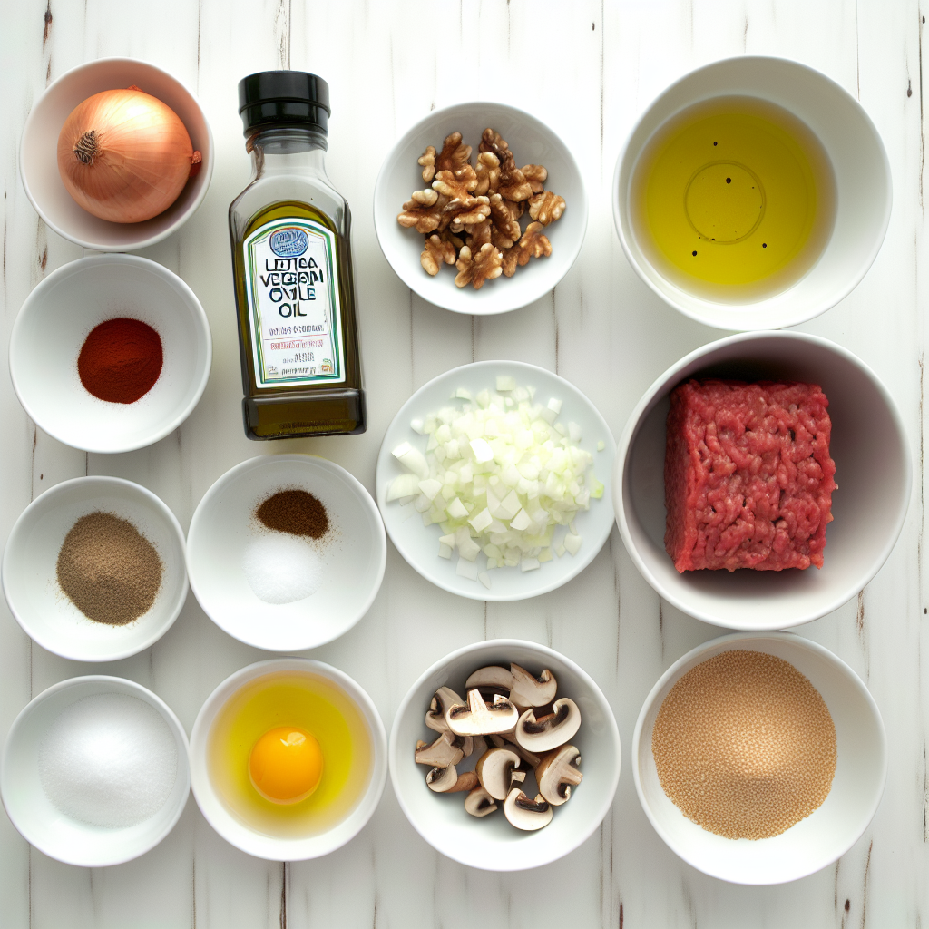 Vegetarian Lentil and Mushroom Meatloaf Recipe - Recipe Image