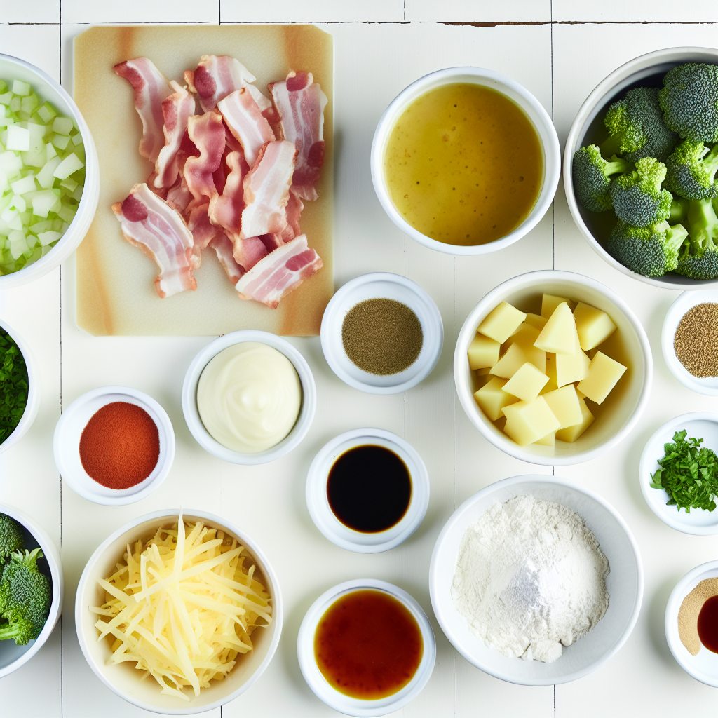 Broccoli Potato Soup with Bacon and Cheddar Recipe - Recipe Image