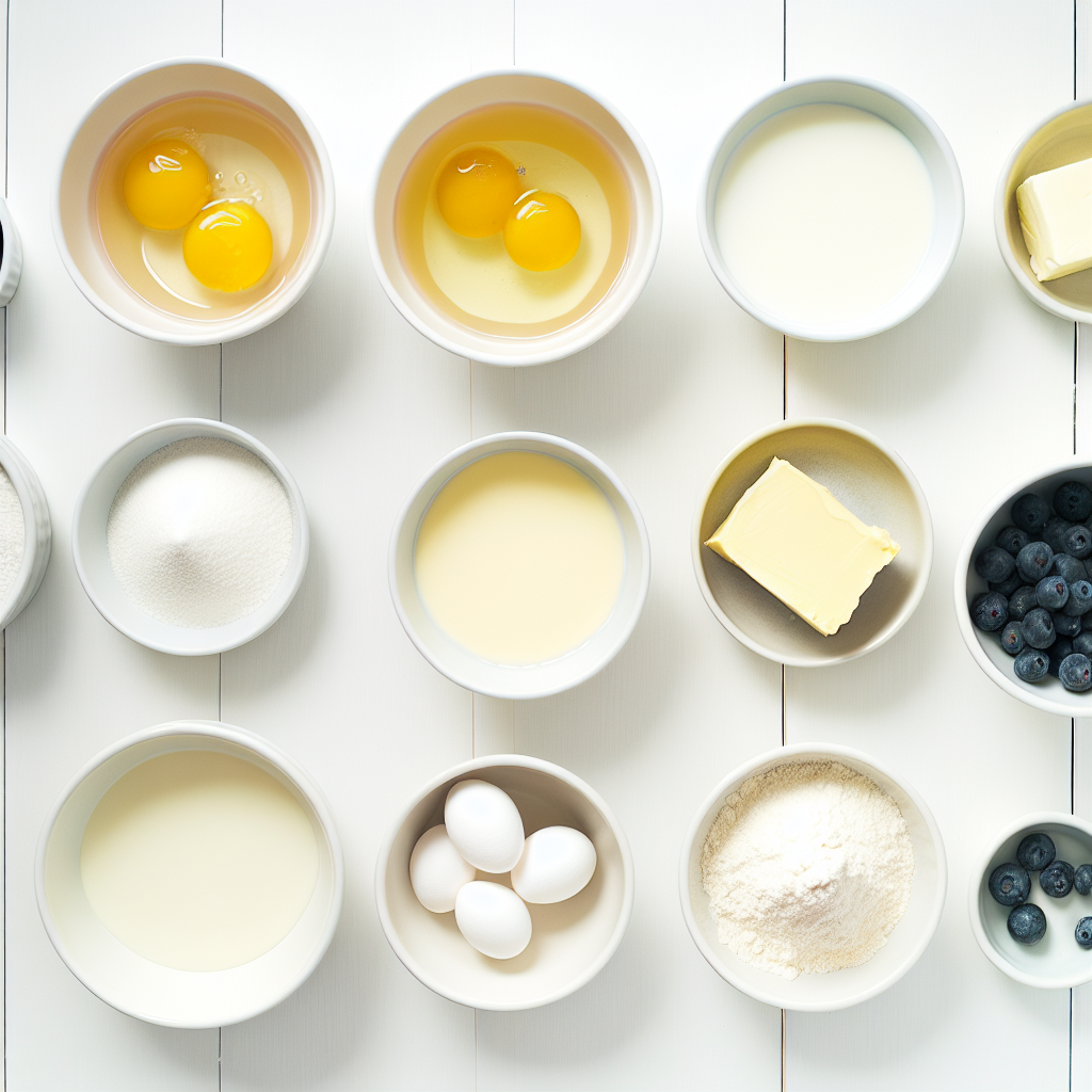 Sweet Cream Ricotta Pancakes with Berry Maple Syrup Recipe - Recipe Image