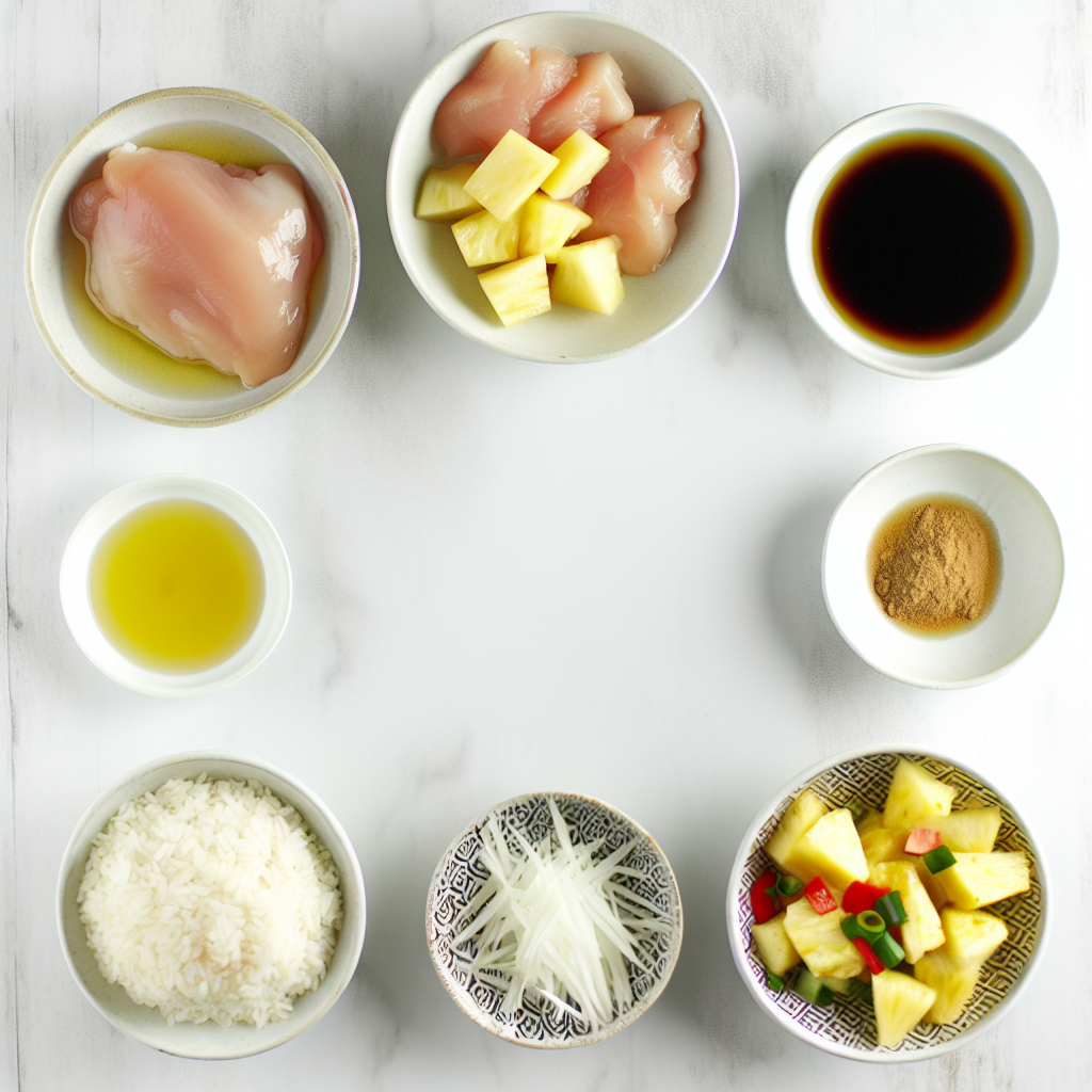 Pineapple Chicken and Rice Recipe - Recipe Image