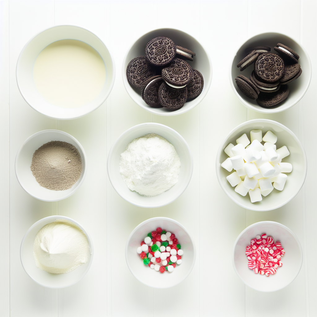 No-Bake Christmas Oreo Lasagna Recipe - Recipe Image