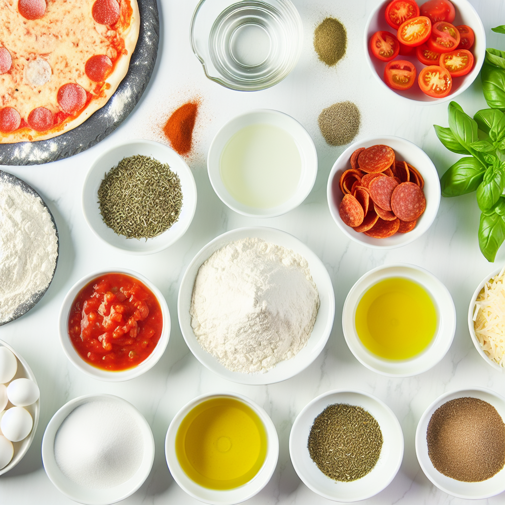 Homemade Classic Pizza Recipe with Fresh Toppings Recipe - Recipe Image