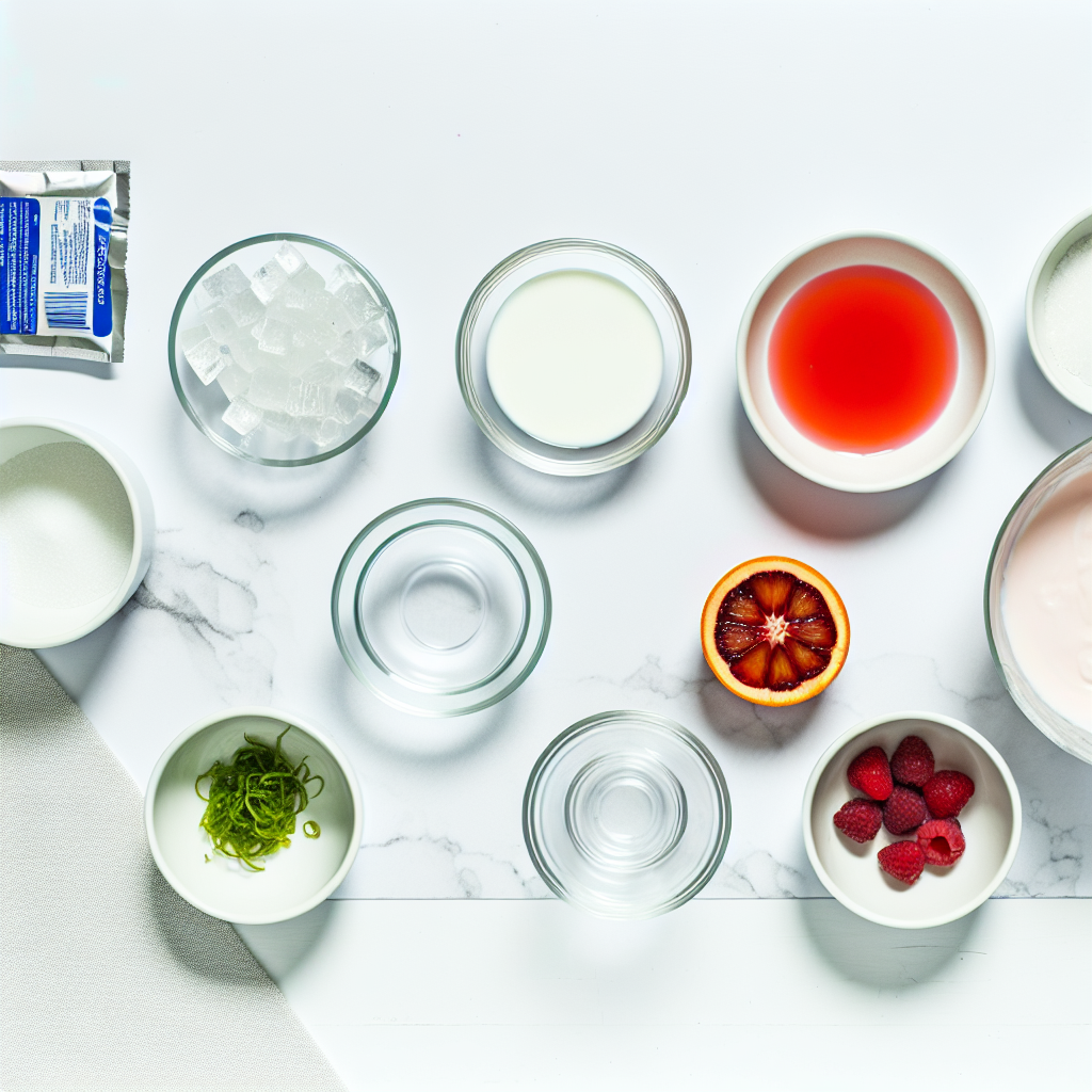 Blood Orange Panna Cotta with Raspberry Coulis Recipe - Recipe Image