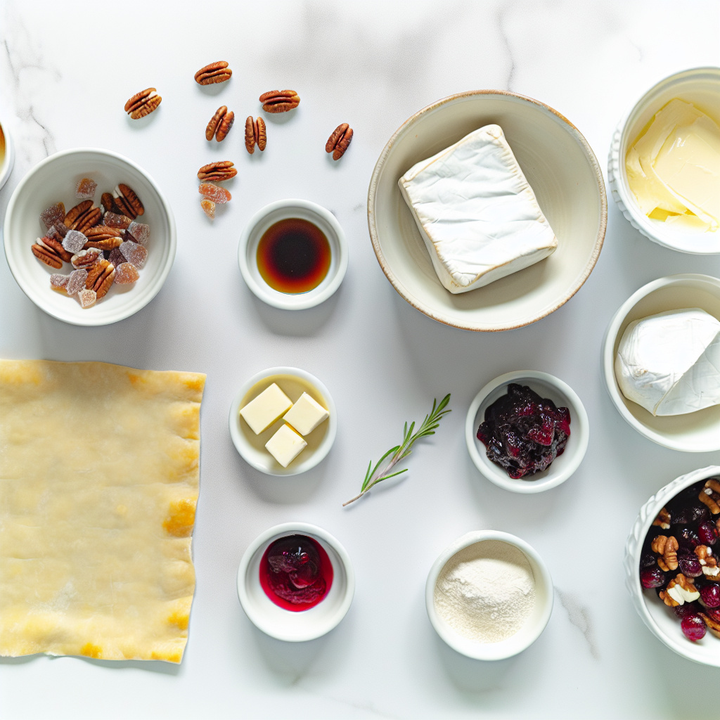 Baked Cranberry Brie Bites Recipe - Recipe Image