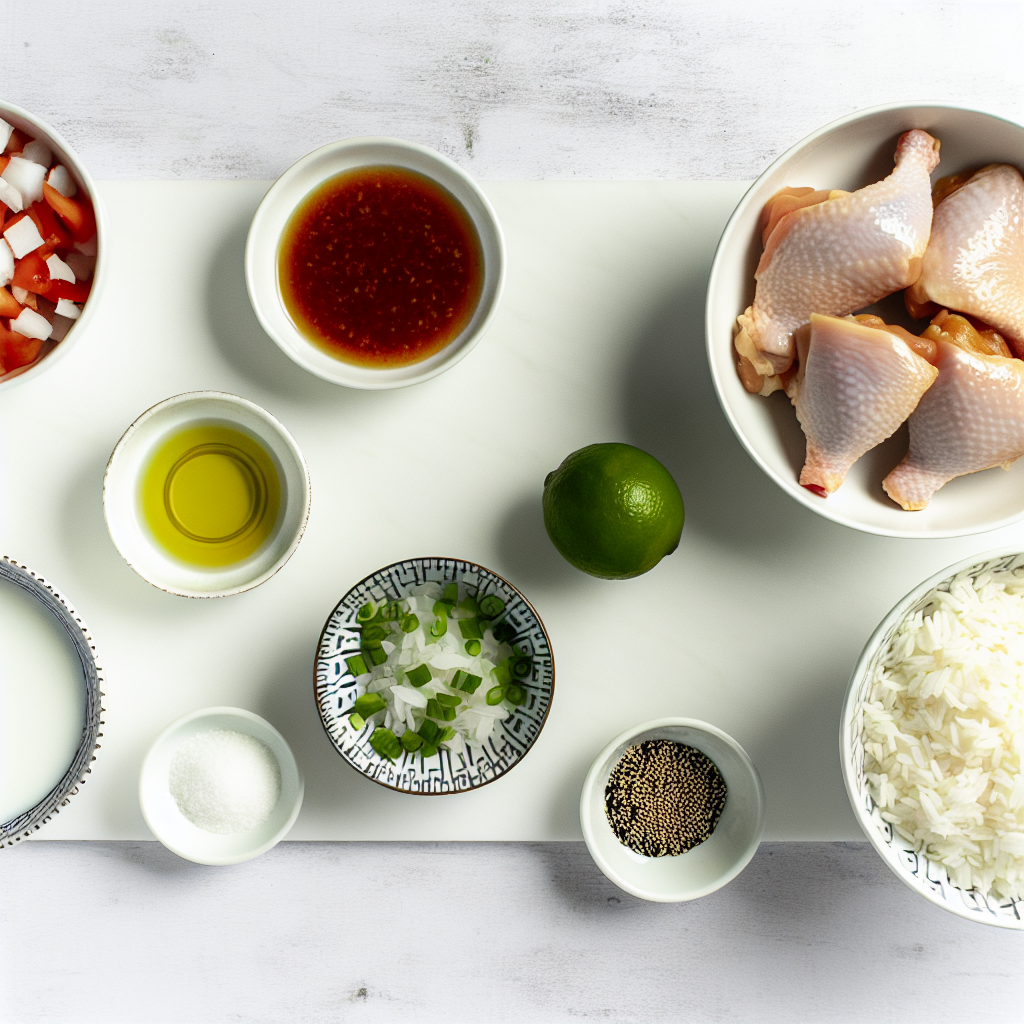 Sweet Chili Chicken Bowl with Coconut Lime Drizzle Recipe - Recipe Image
