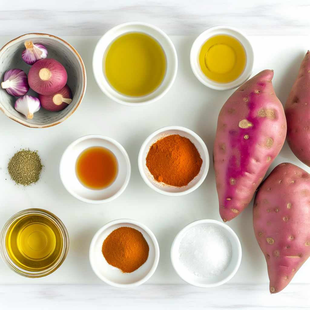 Roasted Sweet Potatoes with Cumin, Garlic, and Honey Recipe - Recipe Image