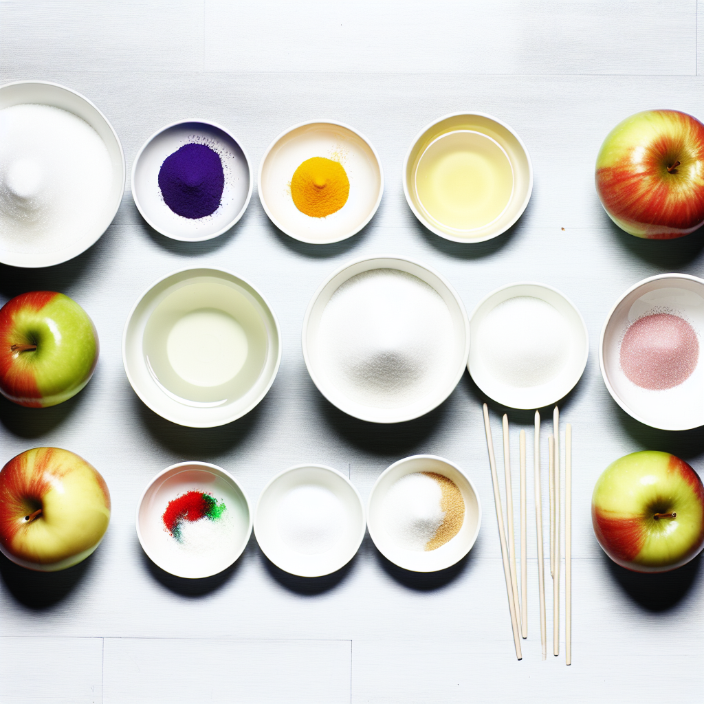 Rainbow Candy Apples Recipe - Recipe Image