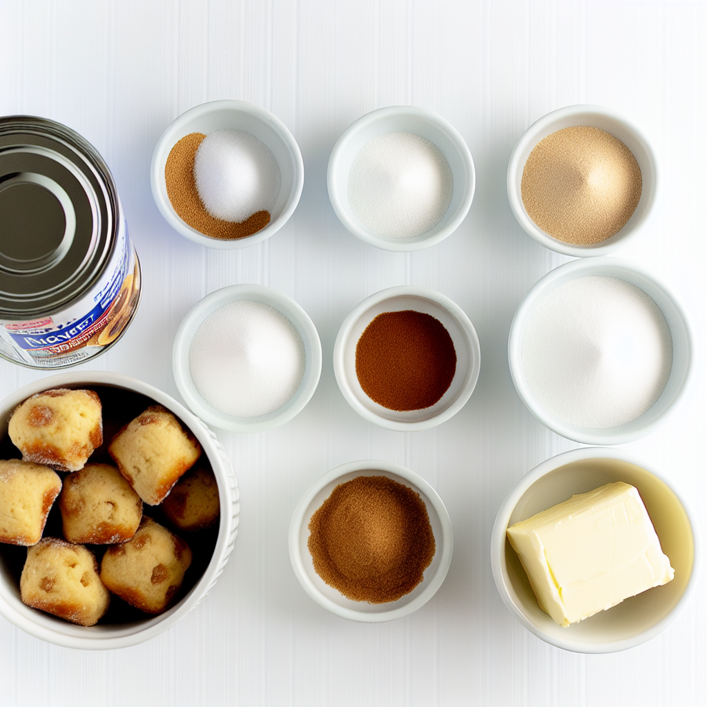 Easy Monkey Bread Muffins Made with Biscuit Dough Recipe - Recipe Image