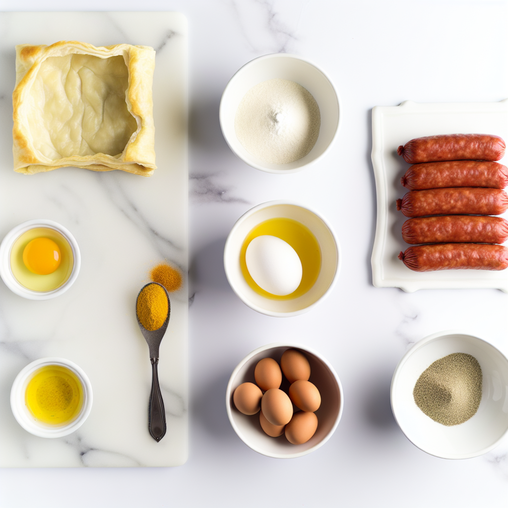 Puff Pastry Sausage Bites Recipe - Recipe Image