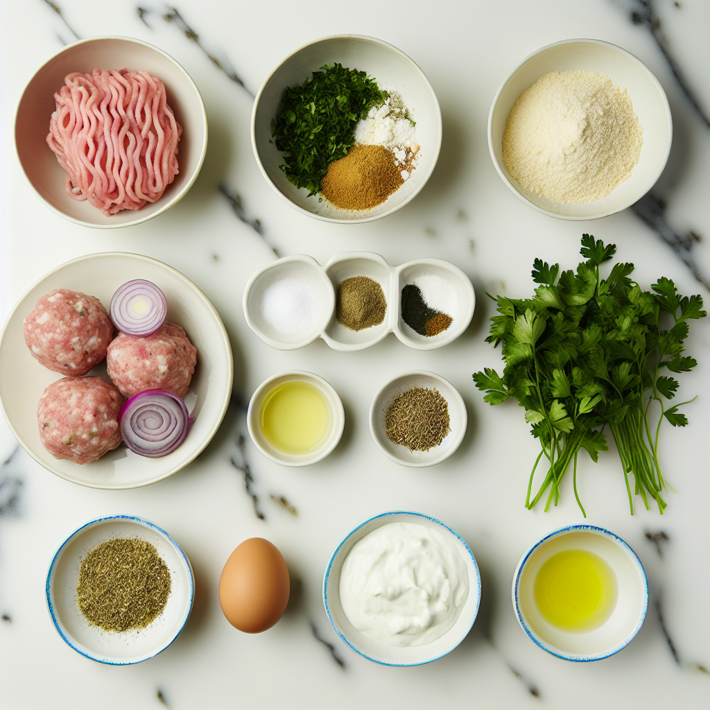 Greek Turkey Meatballs with Tzatziki Recipe - Recipe Image