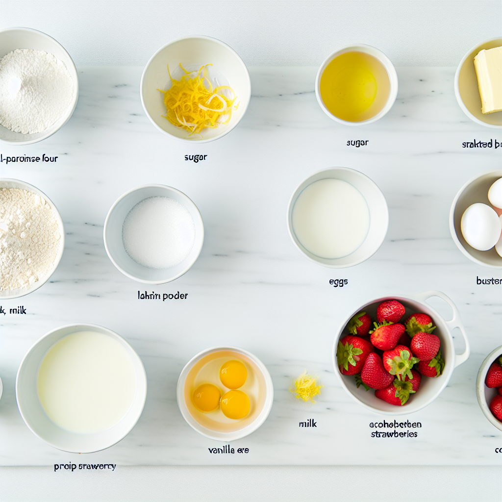 Strawberry Lemonade Cake Recipe - Recipe Image