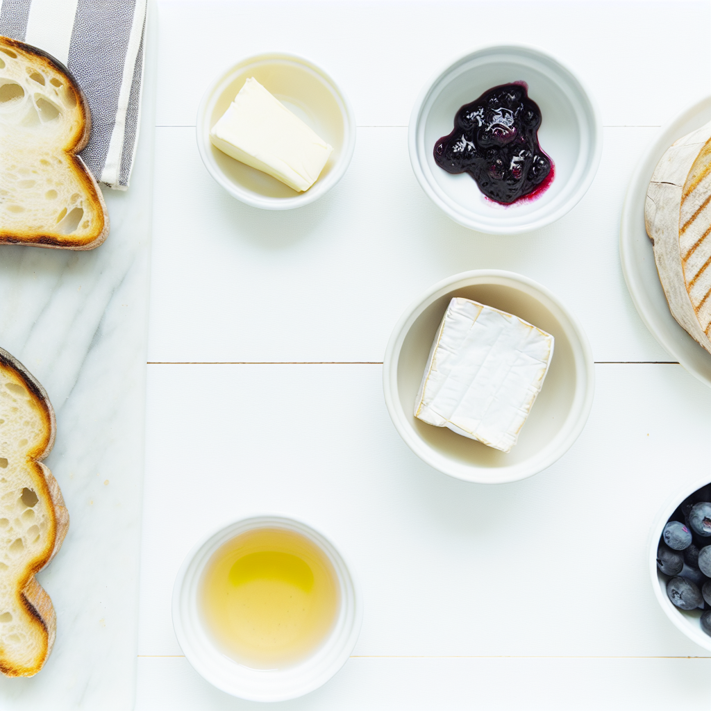 Blueberry Brie Grilled Cheese Recipe - Recipe Image