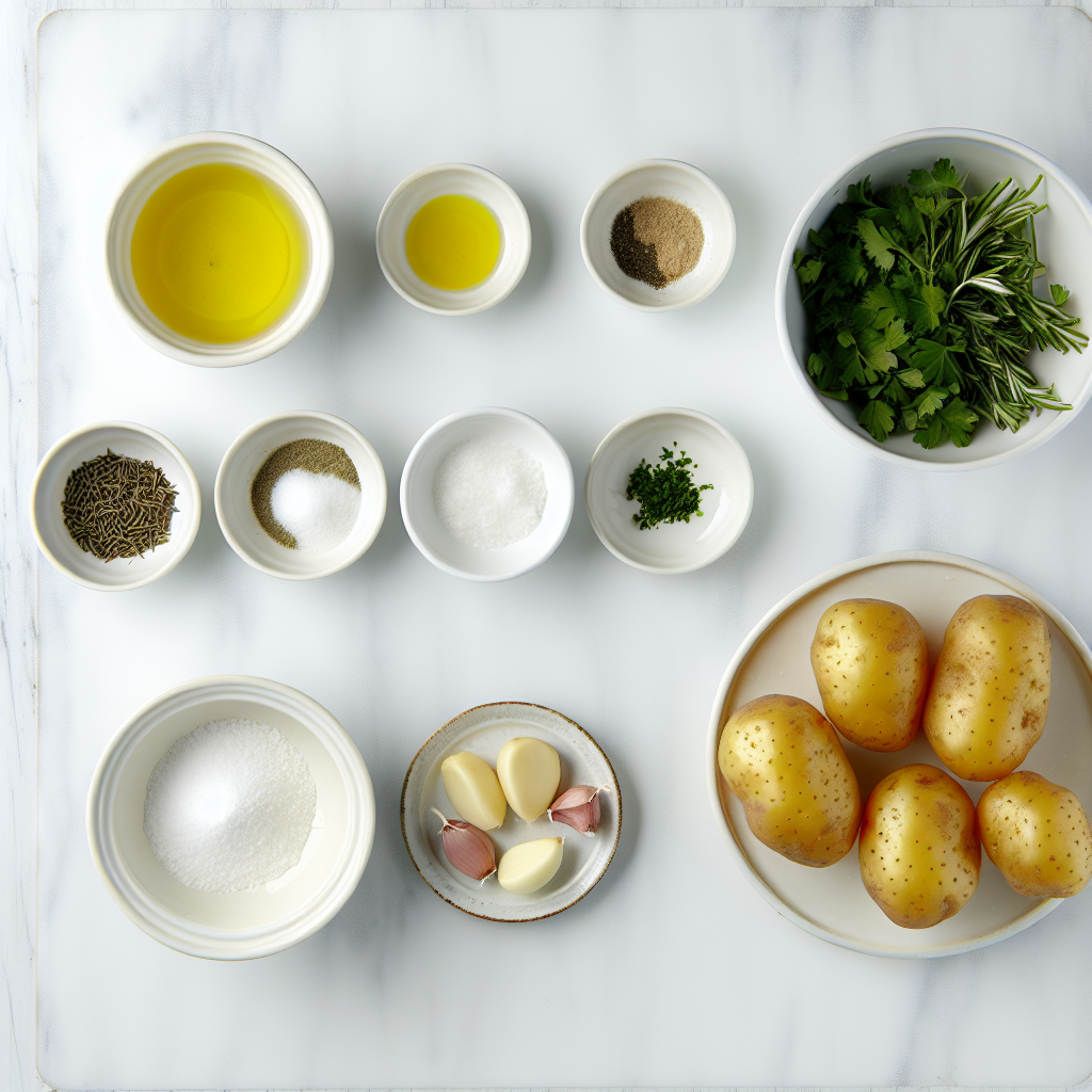 Homemade Roast Potatoes with Garlic and Rosemary Recipe - Recipe Image