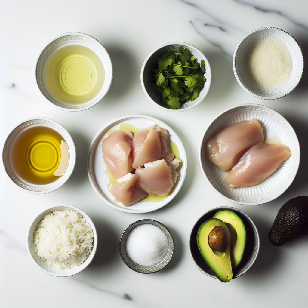 Honey Lime Chicken & Avocado Rice Stack for a Fresh Dinner! Recipe - Recipe Image