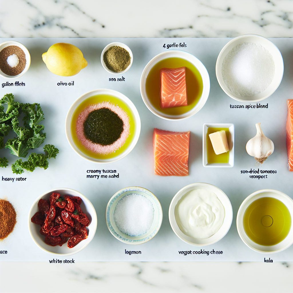 Creamy Tuscan Marry Me Salmon Recipe - Recipe Image