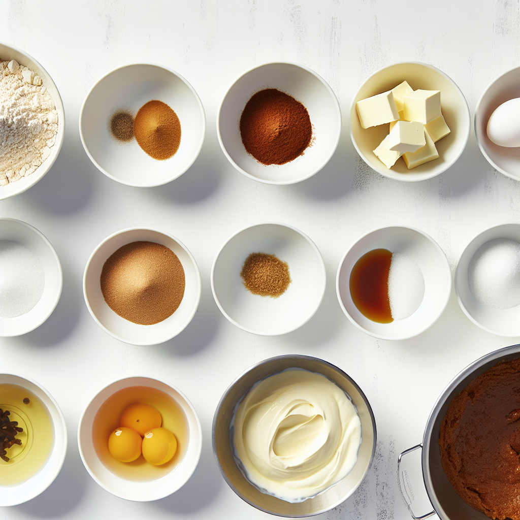 Gingerbread Cake with Caramel and Cream Cheese Frosting Recipe - Recipe Image