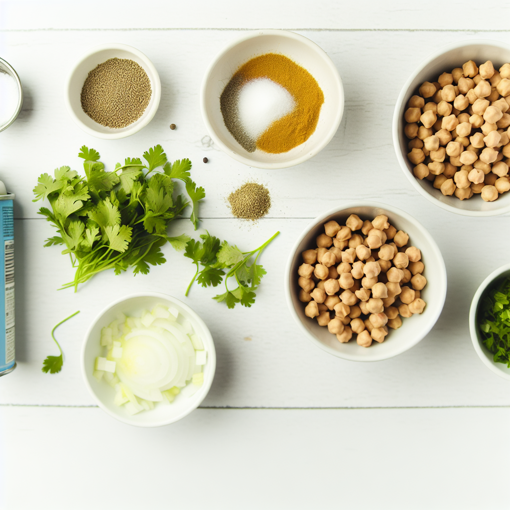 Crispy Air Fryer Falafel with Fresh Herbs and Spices Recipe - Recipe Image