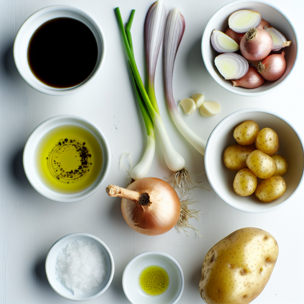 Crispy Smashed Potatoes with Roasted Garlic Recipe - Recipe Image