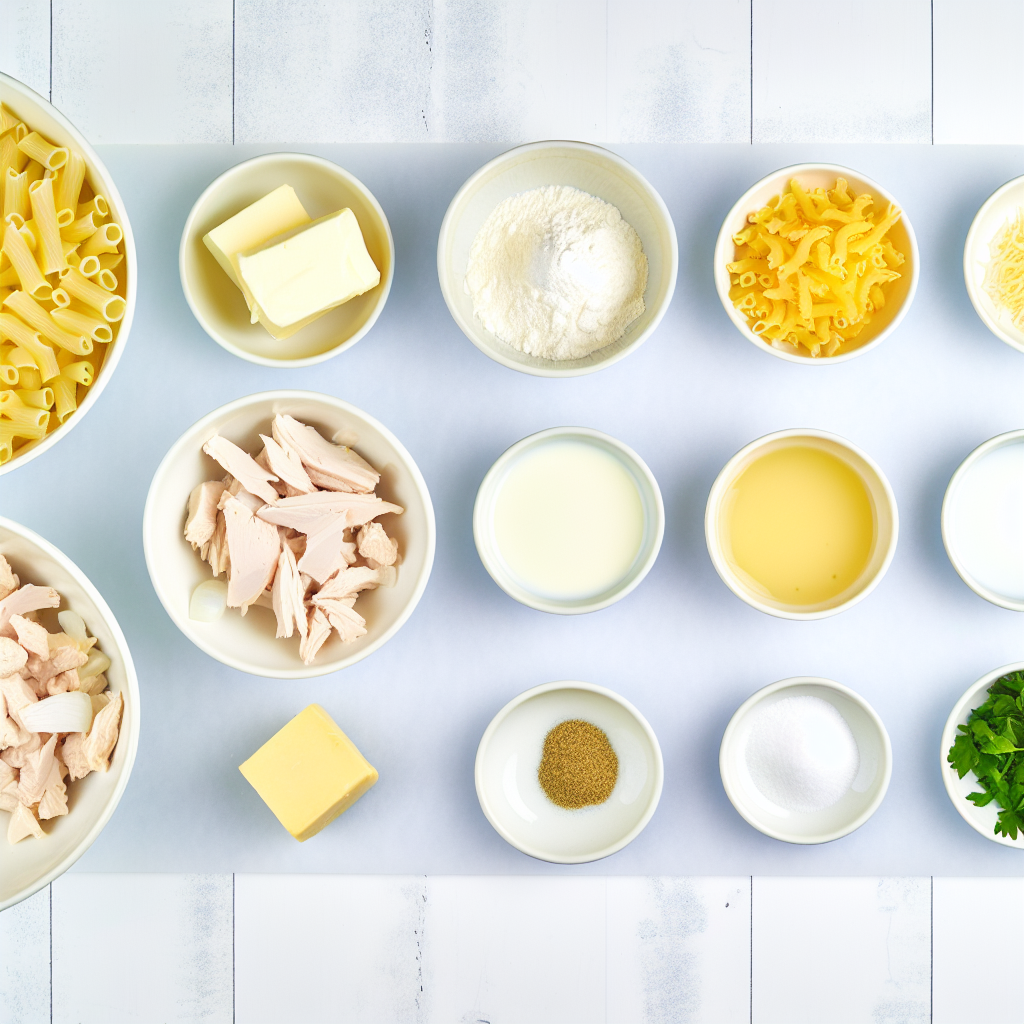 Soul-Satisfying Creamy Chicken Macaroni Cheese Soup Recipe - Recipe Image