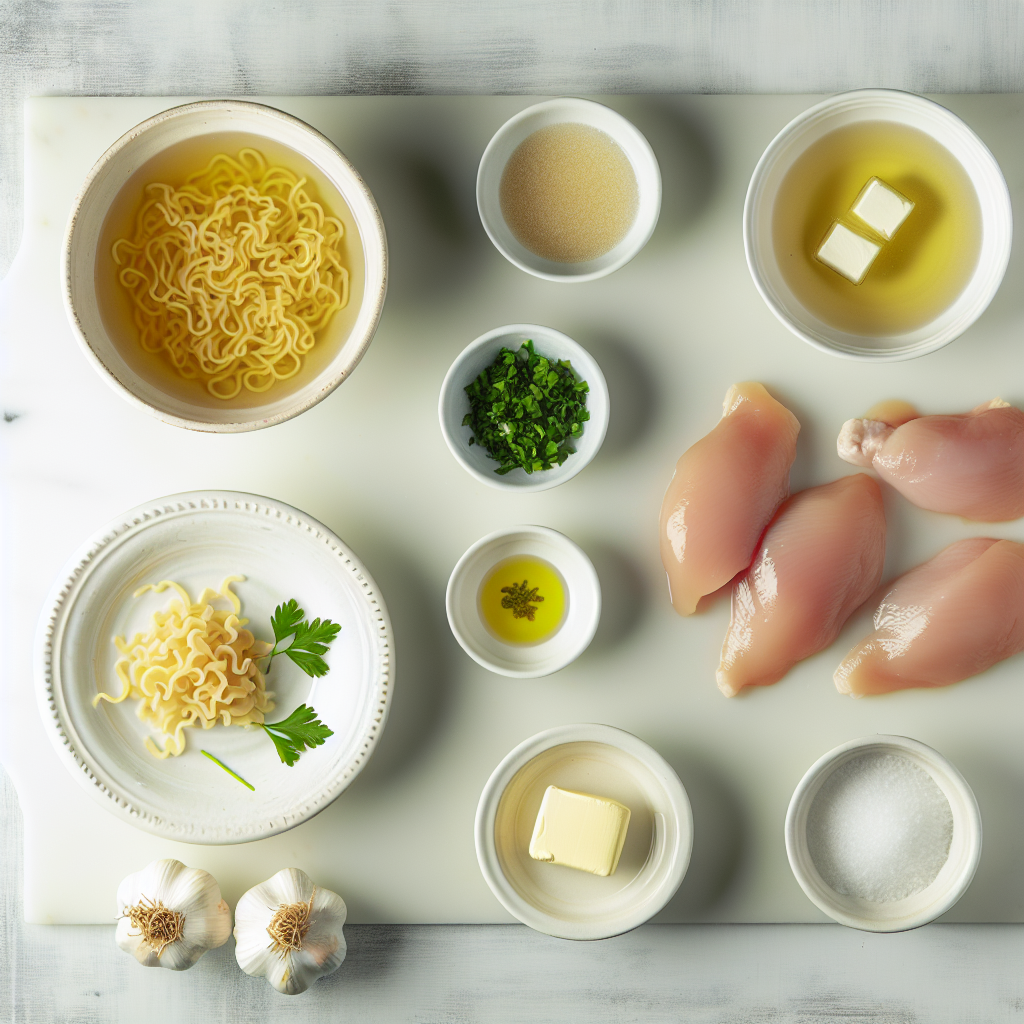 Chicken with Buttered Noodles Recipe - Recipe Image